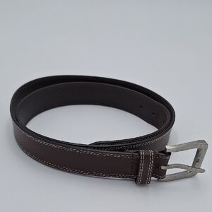 Timberland Prp Dark Brown Leather Belt